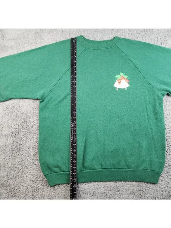 Vintage Holiday Christmas Sweater Extra Large Embroidered Crewneck Sweatshirt - Picture 5 of 10